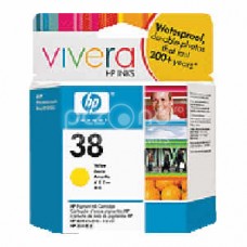 Cartus cerneala HP 38 Yellow Pigment Ink Cartridge with Vivera Ink - C9417A